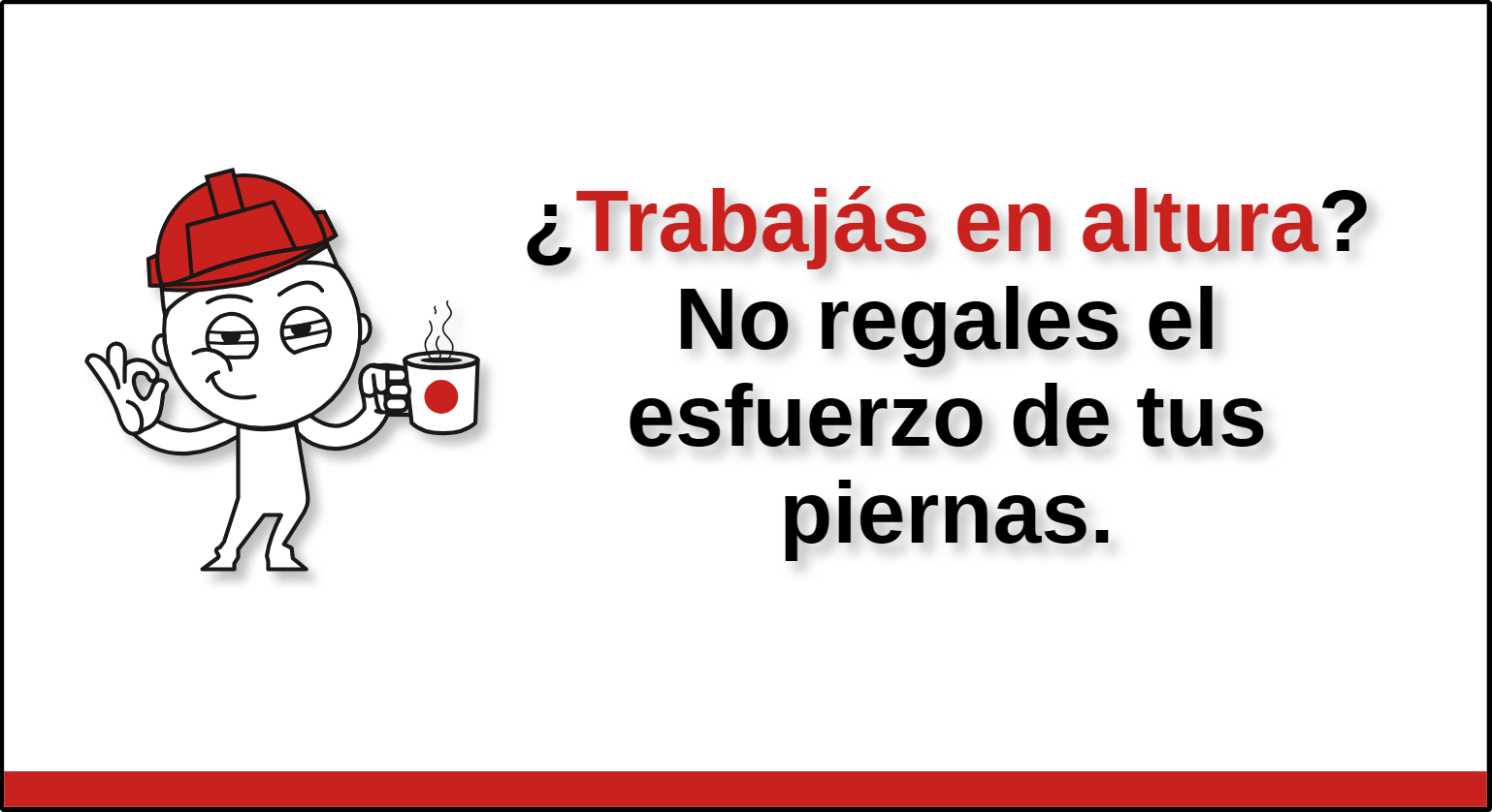 Trabajar en altura tiene un costo extra para el instalador.