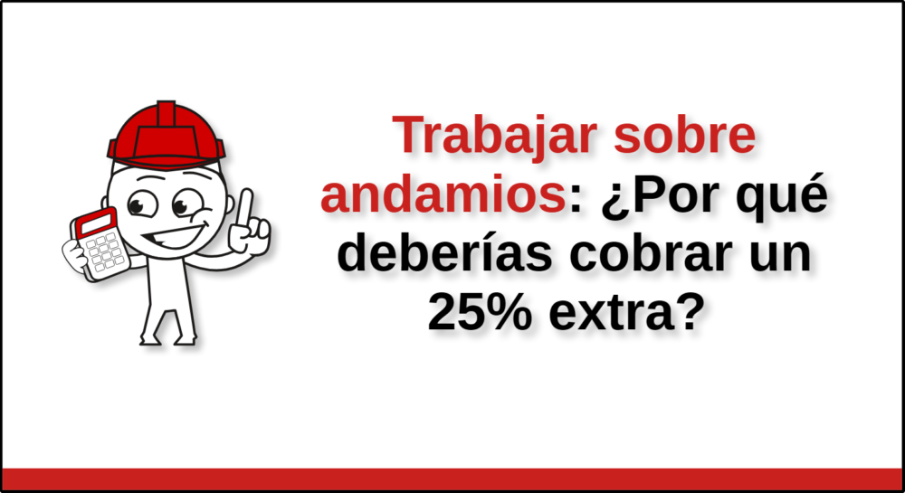 Instalador de durlock trabajando sobre andamios con seguridad.